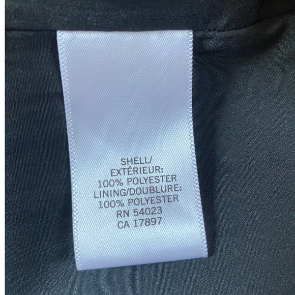 Banana Republic Sleeveless Print Wrap Cool Neutral Dress Abstract Floral - EUC 4 - Picture 10 of 11